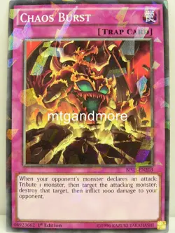 Yu-Gi-Oh - 1x Chaos Burst - Shatterfoil Rare - BP03 - Monster League - Image 1