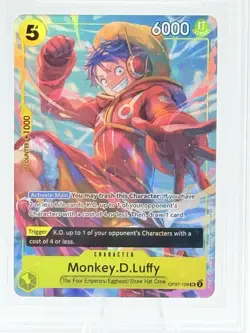 Monkey.D.Luffy OP07-109 SR One Piece Illustration Box Volume 3 Promo BGS 10 - Image 2