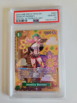Jewelry Bonney (SP) ST02-007 One Piece Two Legends Foil PSA 10 English 2024 - Image 3