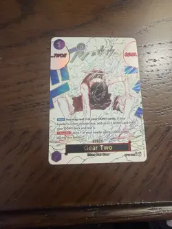 One Piece Gear Two Alt Art OP11-080 R a Fist of Divine Speed English - Image 1