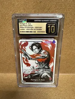 Portgas.D.Ace Alternate Art OP03-001 Pillars of Strength CGC 10 PRISTINE - Image 1