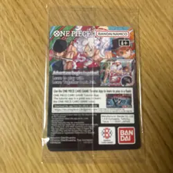 One Piece Monkey D. Luffy US Voyage College Basketball Promo Card Gonzaga SEALED - Image 2