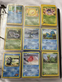 Pokemon Card TCG EX Dragon 200+ Card Lot - Vintage 2003 E Reader Old Binder - Image 2