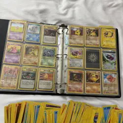 Pokemon Card TCG EX Dragon 200+ Card Lot - Vintage 2003 E Reader Old Binder - Image 5
