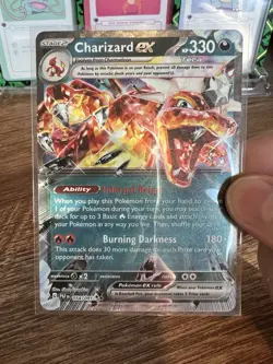 Charizard ex 054/091 Paldean Fates 2024 Holo Rare Pokemon Card TCG - Image 2