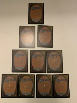 Mtg Misprint / Miscut Magic The Gathering Card Lot (10) Jazal, Drana, Tajic - Image 3