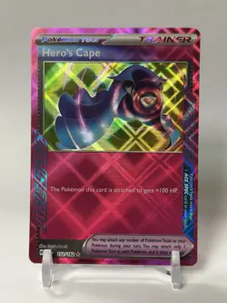 Hero's Cape - 152/162 - Pokemon Temporal Forces Ace Spec Rare Card NM - Image 1