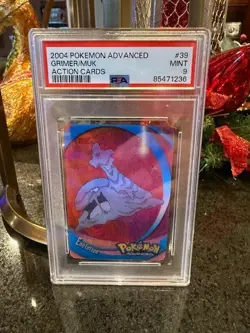 2004 POKEMON ADVANCED Grimer / Muk ACTION CARDS LENTICULAR • PSA 9 - POP 3 - Image 1