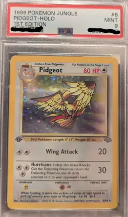 1999 1st edition pokemon cards graded psa 9 - Image 1