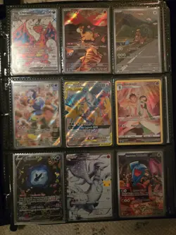 random pokemon card lot nearmint condition.5 total random cards from the binder! - Image 1