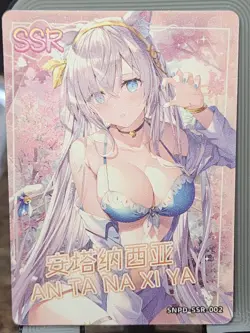 Anastasia Sakura Story Card Anime Waifu Goddess Story SSR SSR-002 - Image 1