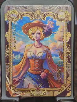 Nami One Piece Card Anime Goddess Story Waifu SKP SKP-08 - Image 1