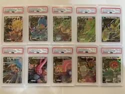 PSA 10 Complete SPR Set Dragon Ball Super Card Game Destroyer Kings - Image 1