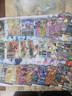 Huge lot (50) of Pokemon EX Cards Phantasmal Flames Mega Evolution Box Topper - Image 3