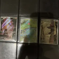 Charmander & Charmeleon 168/165 169/165 Scarlet & Violet 151 Holo Pokemon Cards - Image 1