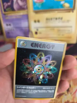 Pokemon Karte Card Rainbow Energy Team Rocket Gang 1997 Holo Wotc japanese NM- - Image 4