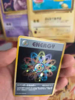 Pokemon Karte Card Rainbow Energy Team Rocket Gang 1997 Holo Wotc japanese NM- - Image 5