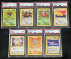 1999 First Edition Jungle Set ⭐PSA 8 MN-MT⭐ Graded Pokemon Card Slabs 🔥🔥🔥 - Image 1