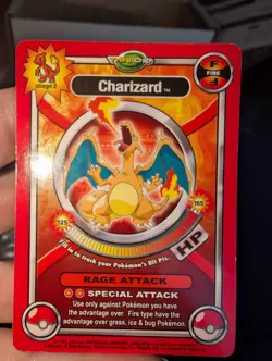Pokemon TCG Charizard 2000 ThinkChip Hasbro Super Rare Card Non-Holo-DAMAGED - Image 1