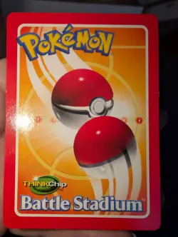 Pokemon TCG Charizard 2000 ThinkChip Hasbro Super Rare Card Non-Holo-DAMAGED - Image 2