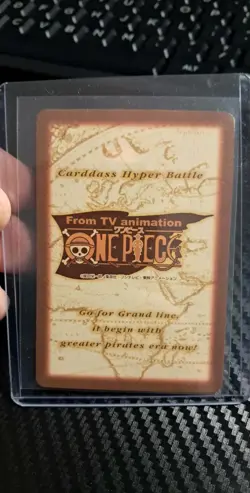 BANDAI One Piece Hyper Battle S108 LUFFY CREW HOLO FOIL SCARCE EARLY CARD - Image 2