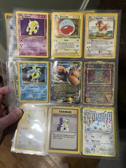Huge Vintage Pokemon Card Collection Lot Binder Wotc 1999 Base Set Holos More - Image 2