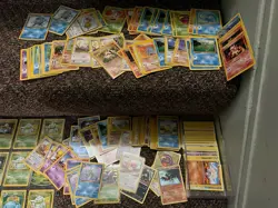 Huge Vintage Pokemon Card Collection Lot Binder Wotc 1999 Base Set Holos More - Image 3