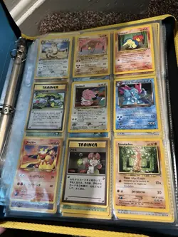 Huge Vintage Pokemon Card Collection Lot Binder Wotc 1999 Base Set Holos More - Image 4