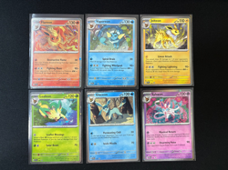2025 Pokemon Prismatic Evolutions 6 Card Black Star Promo Lot - Image 1