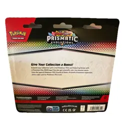 Pokemon Scarlet & Violet Prismatic Evolutions 2-Pack Eevee Promo Card & Coin - Image 2