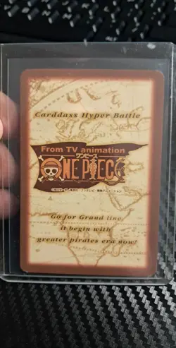 BANDAI One Piece Hyper Battle C520 LUFFY HOLO FOIL SCARCE EARLY CARD VINTAGE - Image 2