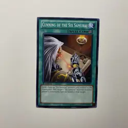 Yu-Gi-Oh TCG Cunning Of The Six Samurai SDWA-EN027 1st Edition Common Card NM - Image 1