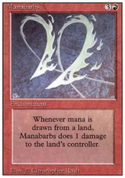 [1x] Manabarbs Near Mint, English Revised Edition MTG Magic - Image 1