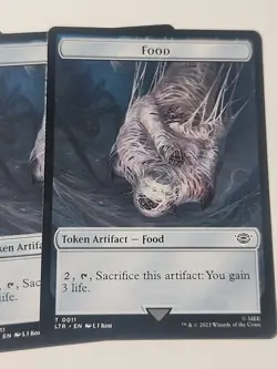 MTG Food Tokens X5 the Lord of the Rings: Tales of Middle-Earth - Image 3
