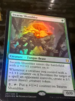 Swarm Shambler FOIL ,Zendikar R, LP , MTG , FREE SHIPPING - Image 2
