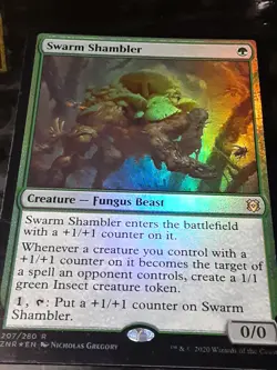 Swarm Shambler FOIL ,Zendikar R, LP , MTG , FREE SHIPPING - Image 3
