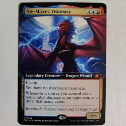 Niv-Mizzet, Visionary - Extended Art - NM - Foundations FDN - MTG - Image 1