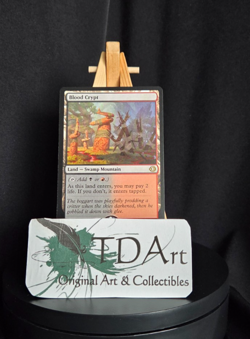 BLOOD CRYPT ~ NM ~ MTG - 0262 ECL Lorwyn Eclipsed - red black shock land - Image 1