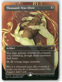 Thousand Year Elixir Lorwyn Eclipsed Magic The Gathering (SG) NM Regular IN HAND - Image 1
