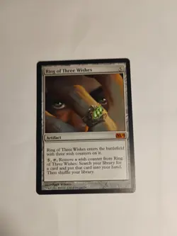 Ring of Three Wishes #216 (MP) Magic 2014 M14 Magic MTG - Image 2
