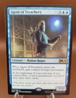 Agent of Treachery x1 MTG Core 2020 M20 Magic Near Mint NM English - Image 1