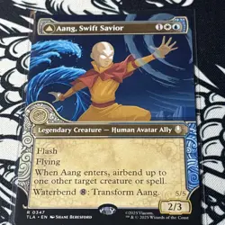 Aang, Swift Savior (Showcase) - 0347 - Avatar: The Last Airbender TLA - MTG - Image 1