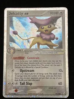 Pokemon DELCATTY EX 91/100 (Ultra Rare) Crystal Guardians - LP/Light Play - Image 1