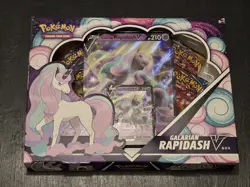 Pokemon TCG Galarian Rapidash V Box New Sealed - Image 1