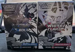 (Lot of 2) Pokemon TCG Black Bolt & White Flare Booster Bundles (SEALED) - Image 1