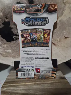Pokemon XY Steam Siege Sleeved Booster Pack Factory Sealed - Image 2