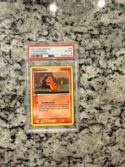 Pokemon Charmander Regular Common 2007 EX Power Keepers PSA 48/108 English TCG - Image 1