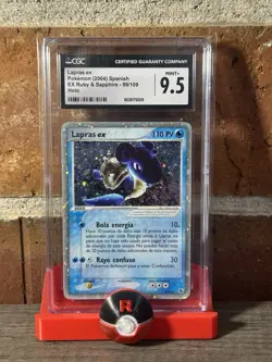 Pokemon 2004 Lapras ex 99 SPANISH Ruby & Sapphire CGC 9.5 - Image 1