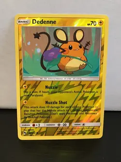 Dedenne 84/214 Common Pokemon Lost Thunder Reverse Holo - Image 1