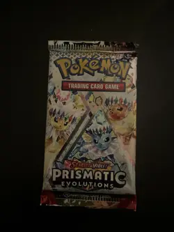 22.45g VERY HEAVY Prismatic Evolutions Pokemon Sealed Booster Pack New - Image 2